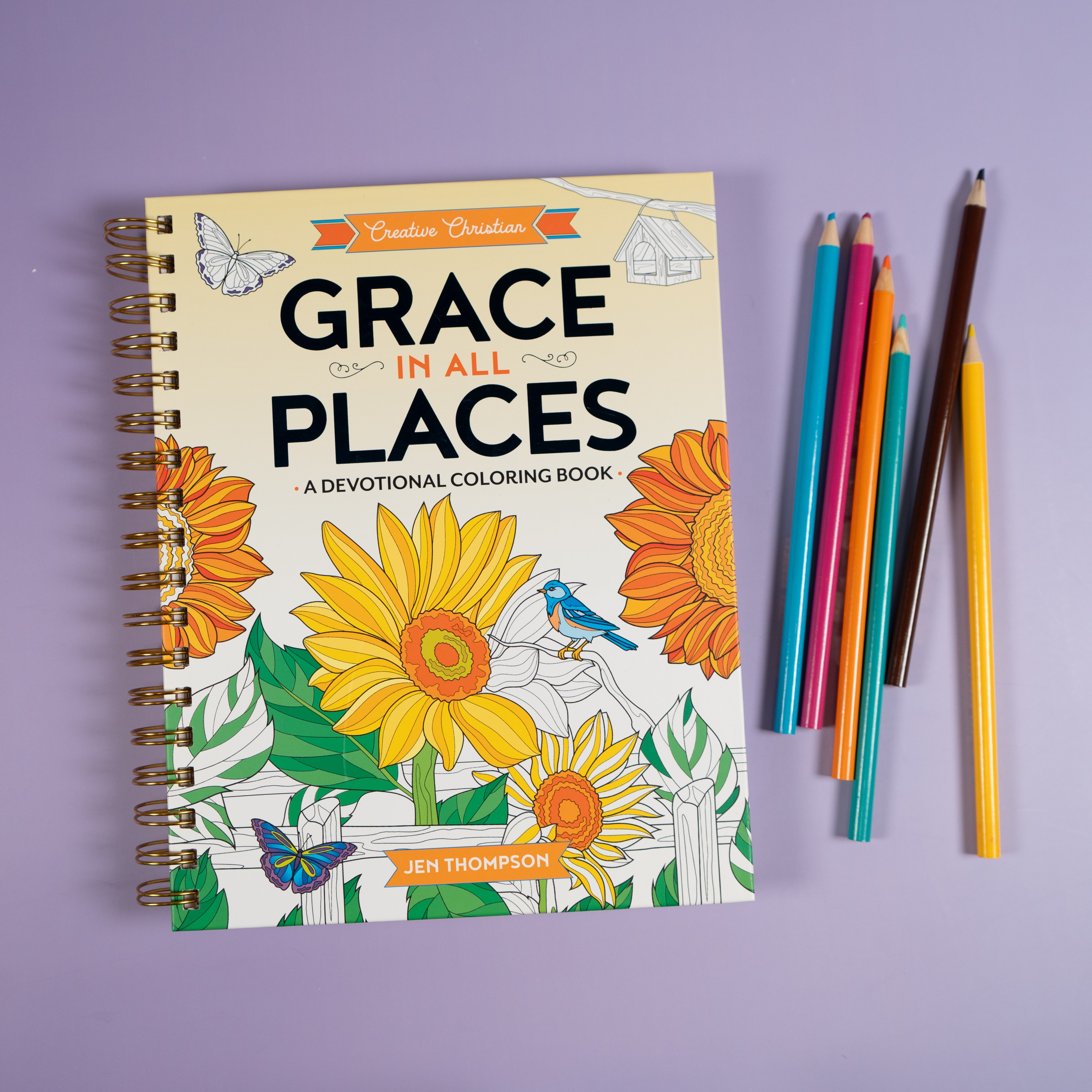 Grace in All Places devotional coloring book
